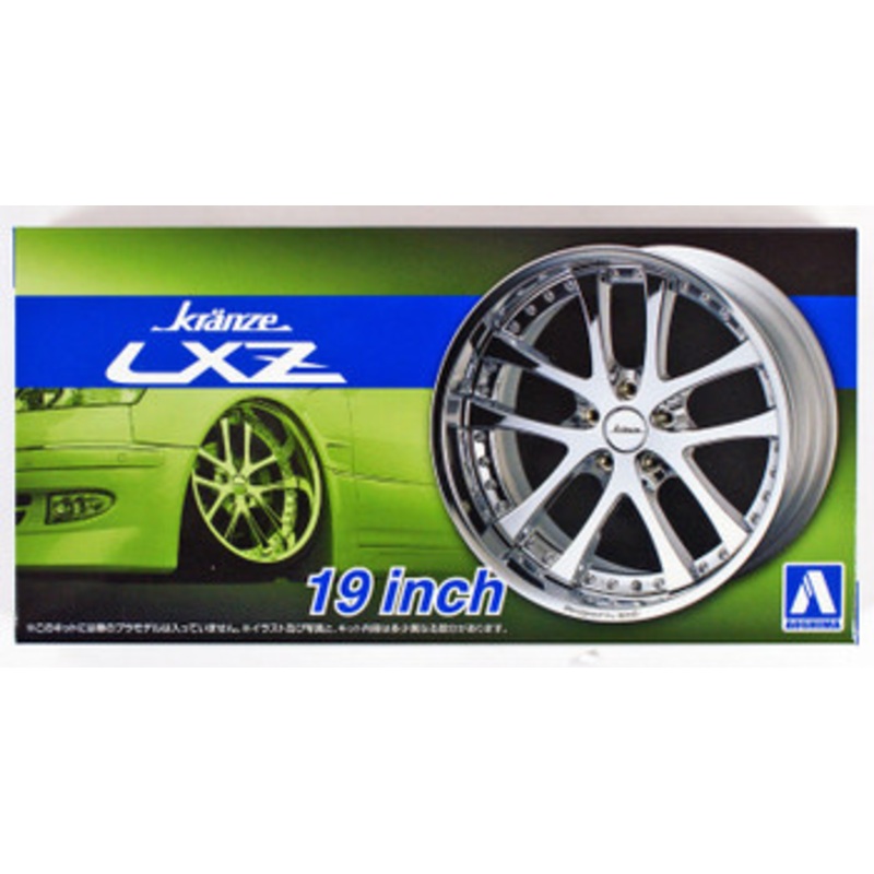 Aoshima Tuned Parts 1/24 Kranze LXZ 19 Inch Tire & Wheel Set