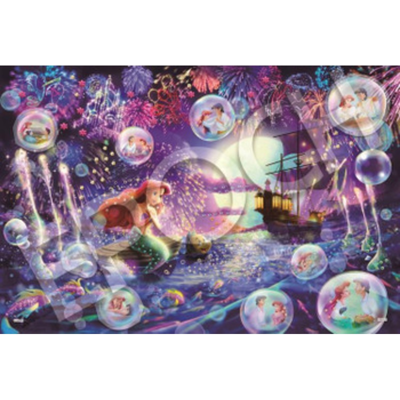Epoch 97-006 Jigsaw Puzzle The Little Mermaid Romantic Night (Decoration Puzzle) (1000 Pieces)
