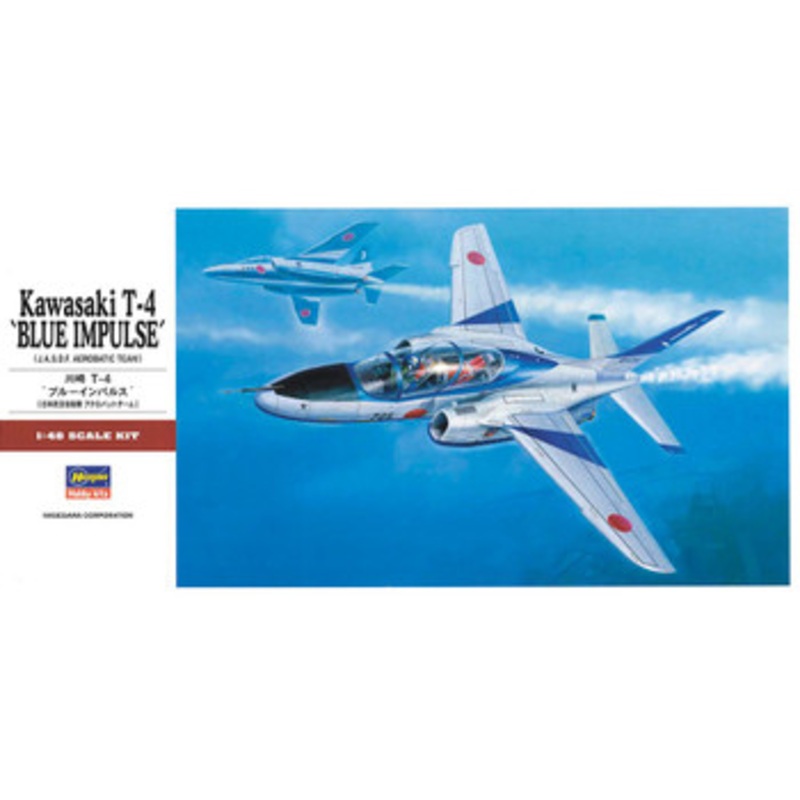 Hasegawa 1/48 Kawasaki T-4 ‘Blue Impulse’ [J.A.S.D.F. Aerobatic Team] Plastic Model