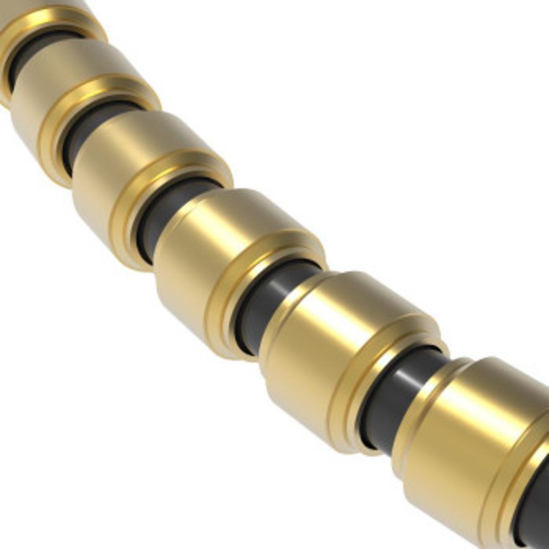 HiQparts NP Pipe Gold Size M 20Pieces