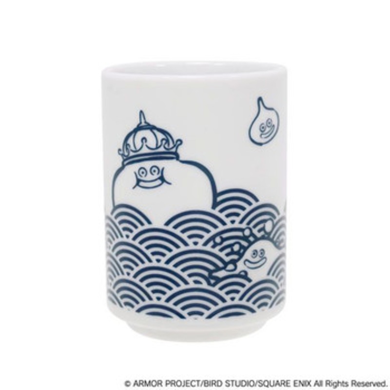 Square Enix Dragon Quest Smile Slime Japanese Style Series Japanese Teacup Slime Blue Sea Waves