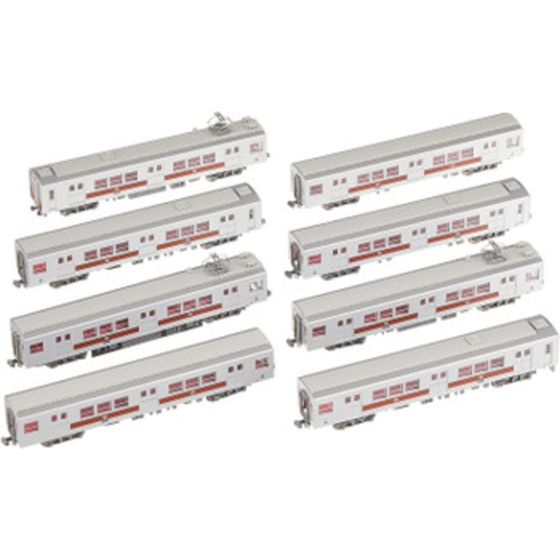 Microace A8093 Osaka City Transportation Bureau Series 60 Non-cooling/Side Brown Belt 8 Cars Set (N Scale)