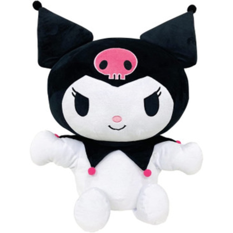 Morishita PaPePi Puppet Hug Pillow Sanrio Kuromi