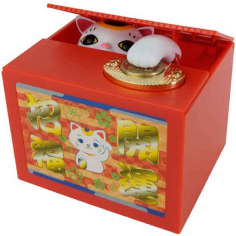 Shine Lucky Charm Beckoning Cat Bank