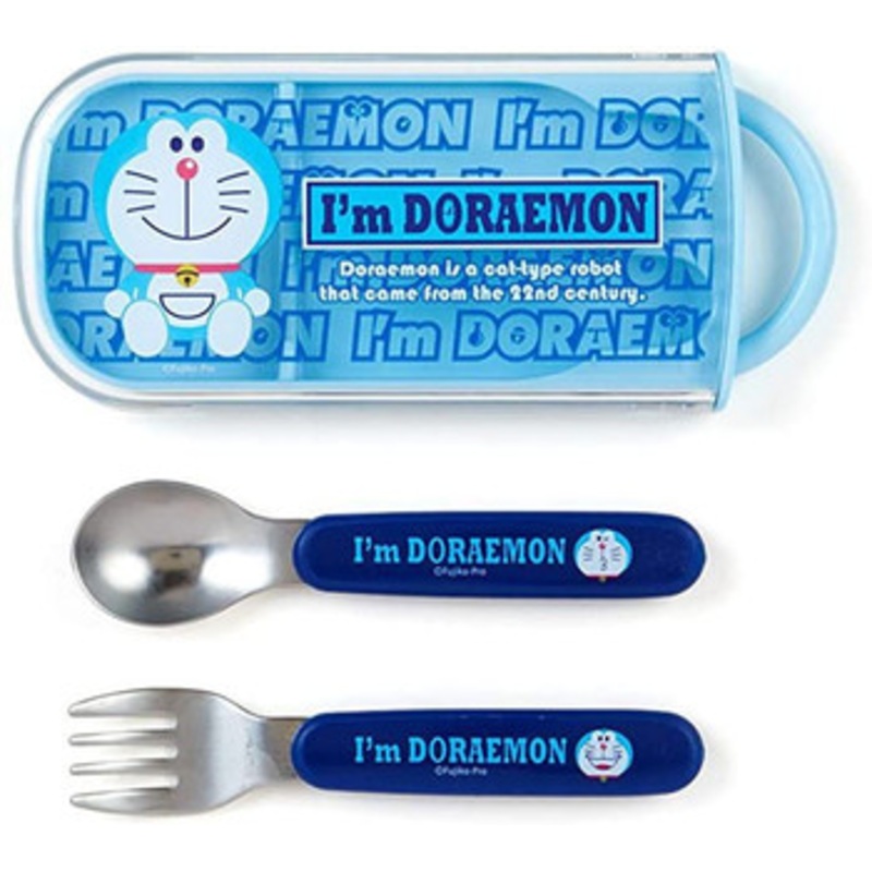 Doraemon Lunch Combi Spoon & Fork Set (I’m DORAEMON)