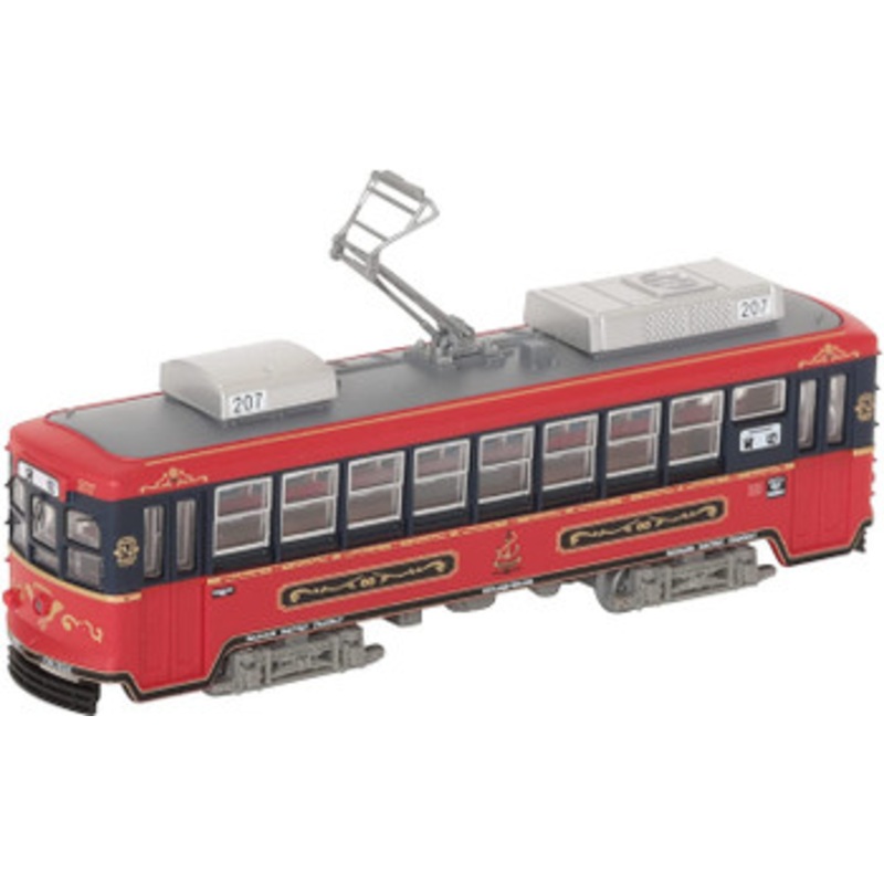 Tomytec Nagasaki Electric Tramway Type 200 No.207 ‘City Cruise Akari’ (N scale)