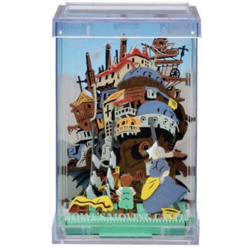Ensky PTC-T07 Paper Theater Cube Studio Ghibli Howl’s Moving Castle Weather for Laundry