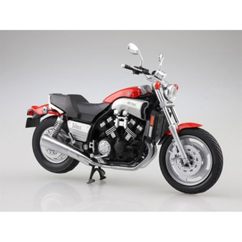 Aoshima SKYNET 1/12 Motorbike YAMAHA Vmax Fire Red Finished Model
