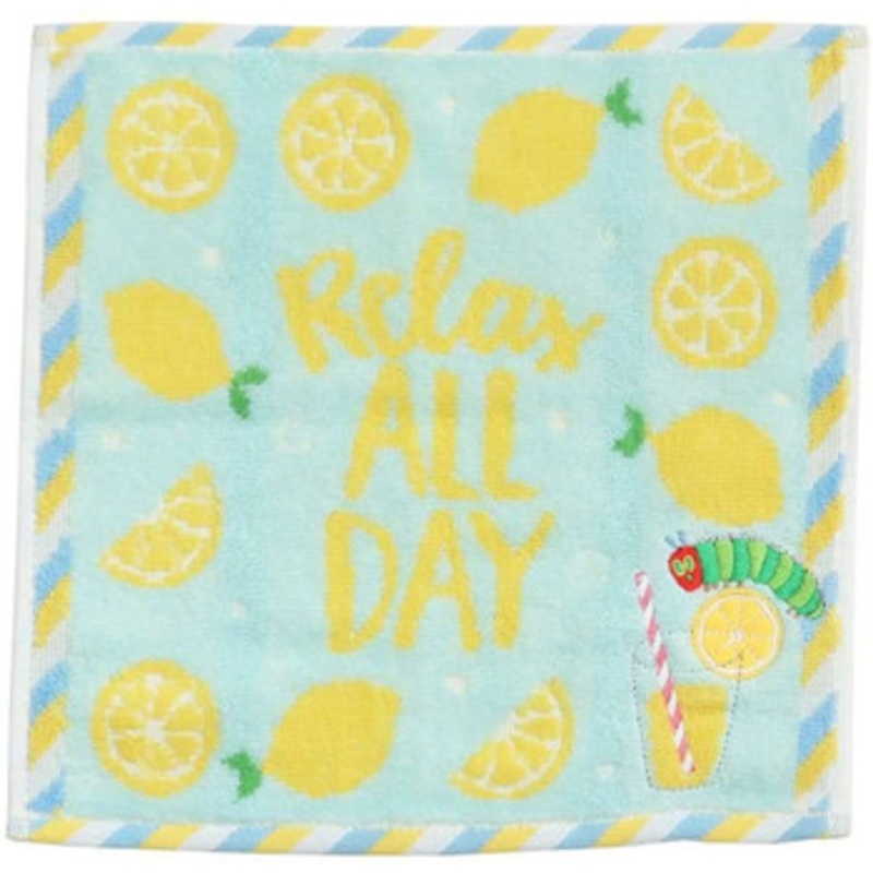 HAYASHI The Very Hungry Caterpillar Hand Towel Lemonade