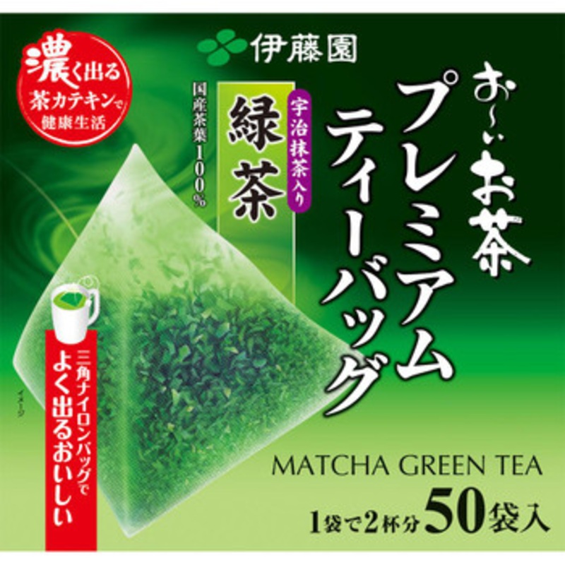Ito En Oicha Premium Tea Green Tea With Uji Matcha 50 Bags