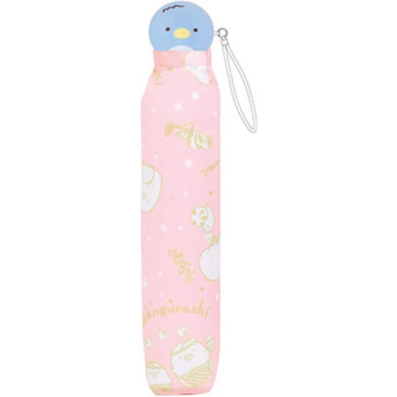 J’s Planning Sumikko Gurashi Die-cut Folding Umbrella ‘Penguin(Real) Ice Cream’ (Light Pink)