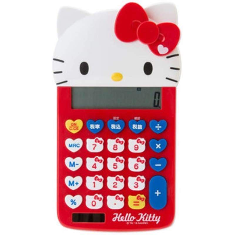 Sanrio Die-cut Calculator Hello Kitty