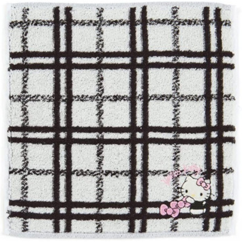 Sanrio Petit Towel Plaid Hello Kitty