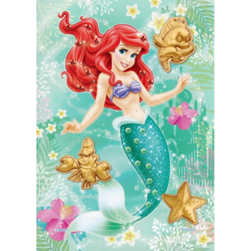 Epoch 72-301 Jigsaw Puzzle Disney Little Mermaid Ariel Tropical Ocean (Decoration Puzzle) (108 Pieces)