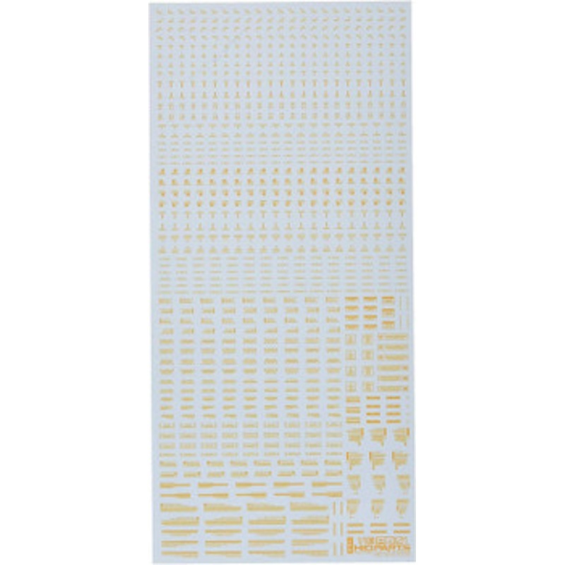 HiQparts 1/100 RB01 Caution Mark Decal Orange