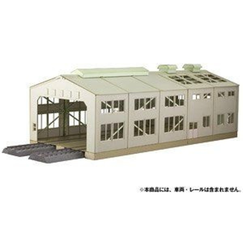 Plum MS062 1/80 Train Warehouse Paper Kit (HO scale)