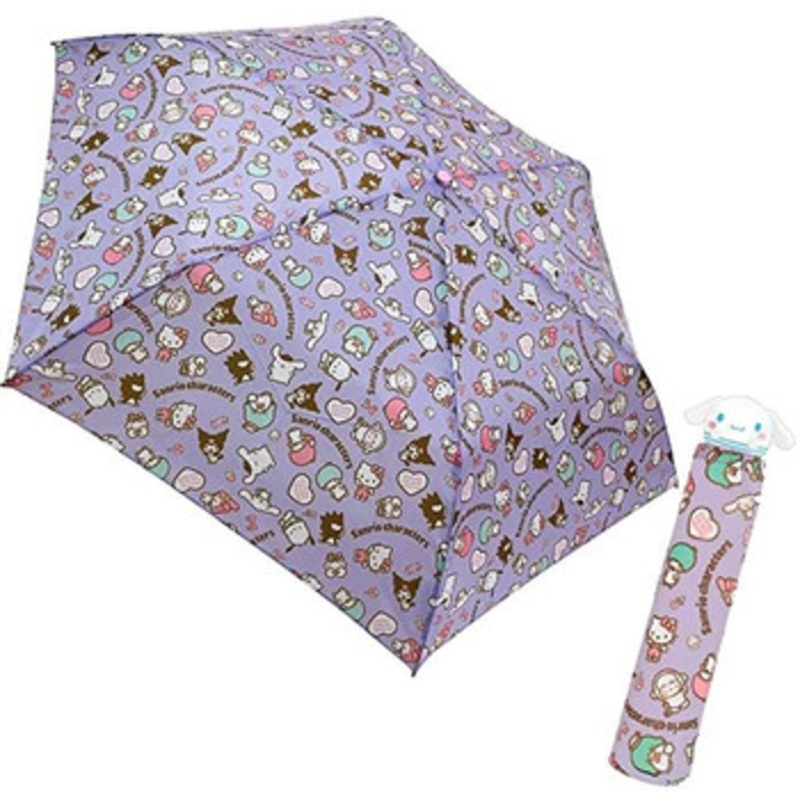 Sanrio Die Cut Folding Umbrella Cinnamoroll Purple