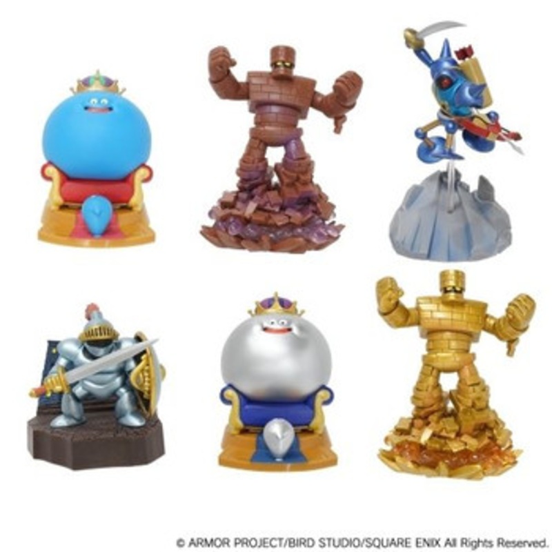 Square Enix Dragon Quest 3D Monster Picture Book (Trading Figure) 6Pack Box