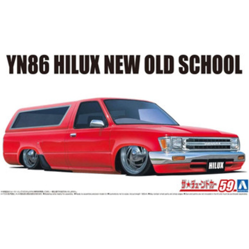 Aoshima The Tuned Car 1/24 Toyota YN86 Hilux New Old School ’95 Plastic Model