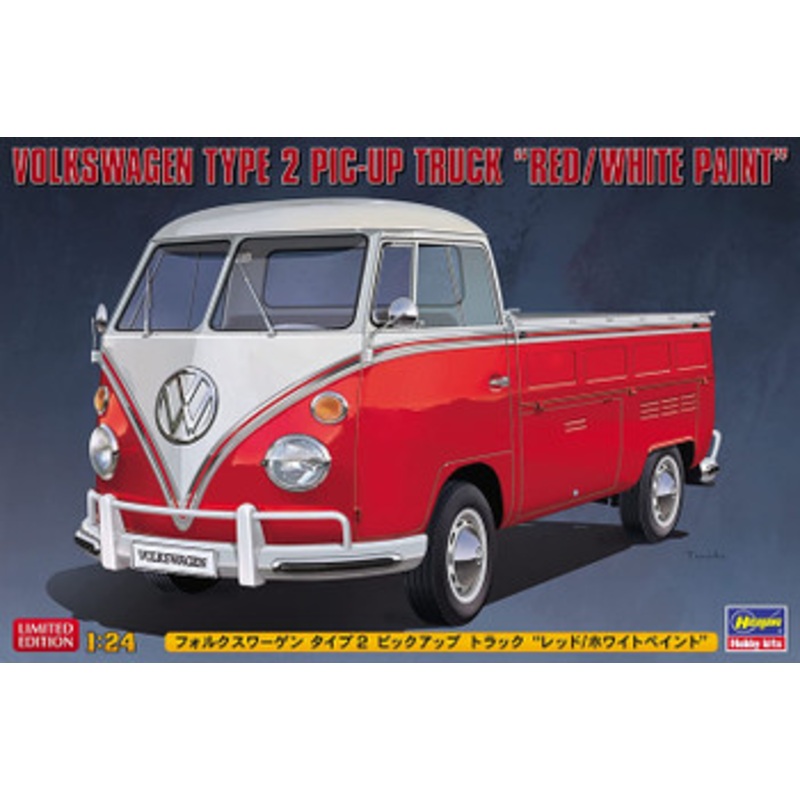 Hasegawa 1/24 Volkswagen Type2 Pick Up Truck Plastic Model