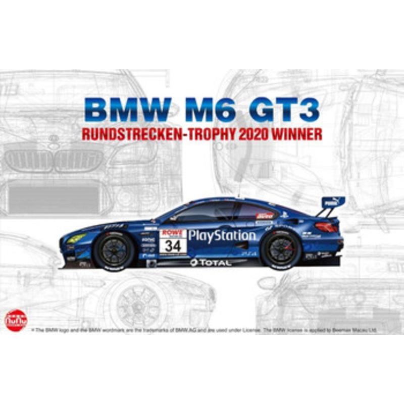 Platz Racing Series 1/24 BMW M6 GT3 2020 Rundstrecken-Trophy Winner Plastic Model