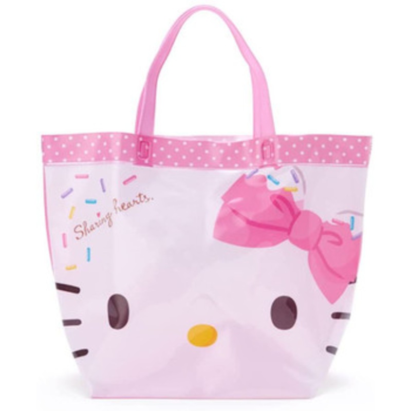 Sanrio Vinyl Summer Bag Hello Kitty Face