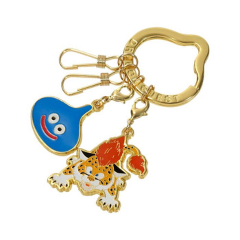 Square Enix Dragon Quest Smile Slime Metal Key Ring Slime & Great Sabrecub