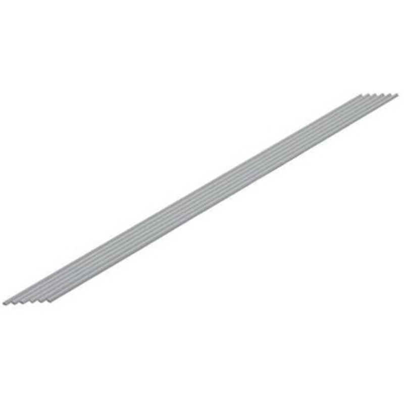 Wave Pla Pipe Gray Triangle Type 2.0mm x6 Set