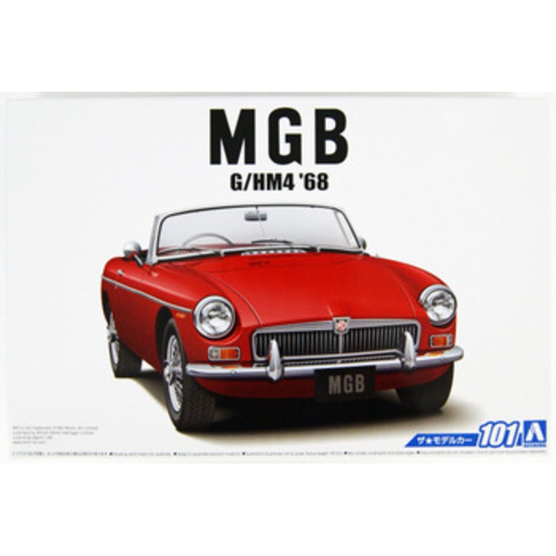 Aoshima The Model Car 1/24 BLMC G/HM4 MG-B MK-2 ’68 Plastic Model