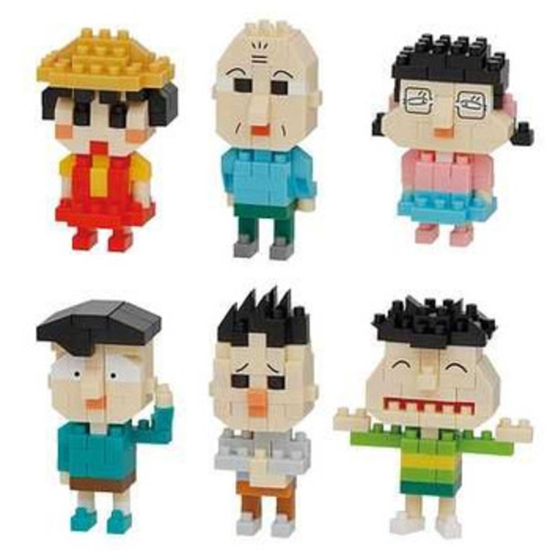 Kawada NBMC_30 Nanoblock Mini Chibi Maruko-chan vol.2 Box (6 Pcs)