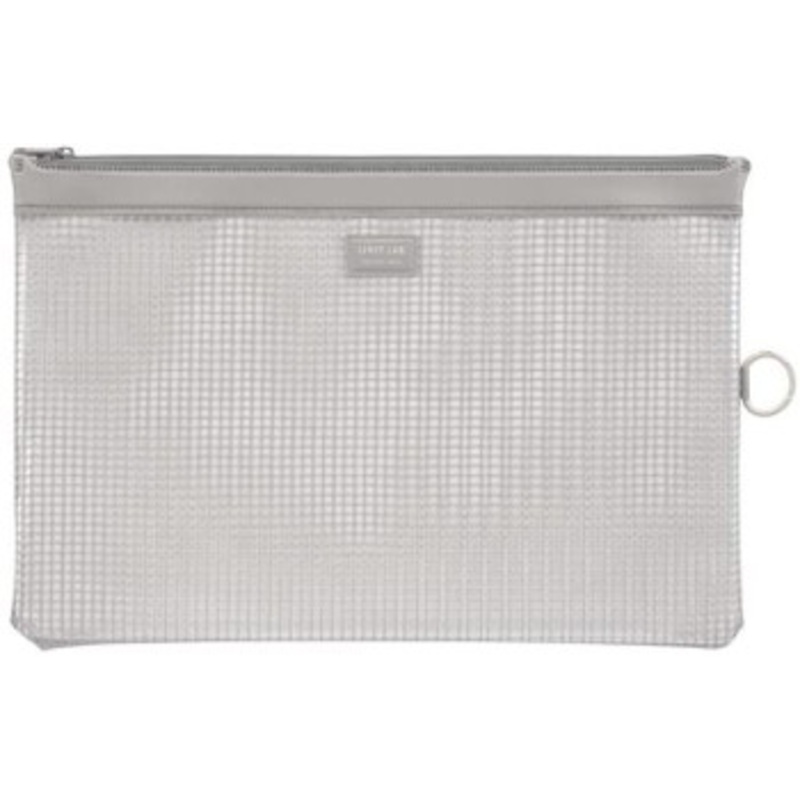 LIHIT LAB. Halfway Mesh A4 Case (Off white)