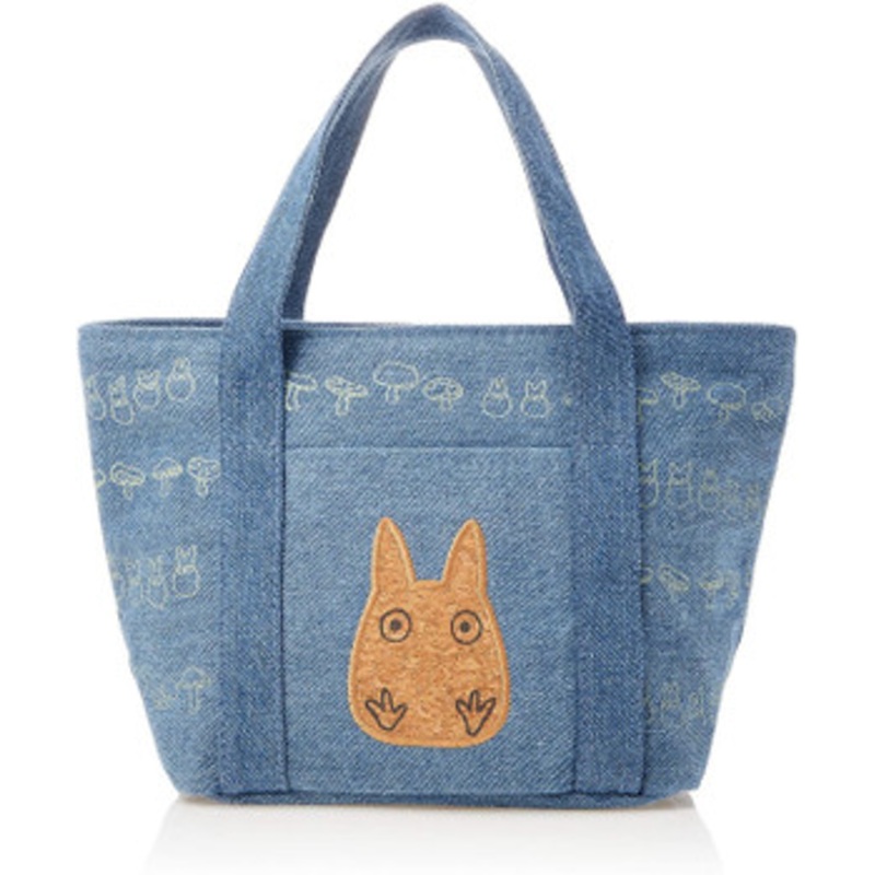 Skater Studio Ghibli My Neighbor Totoro Denim Lunch Bag