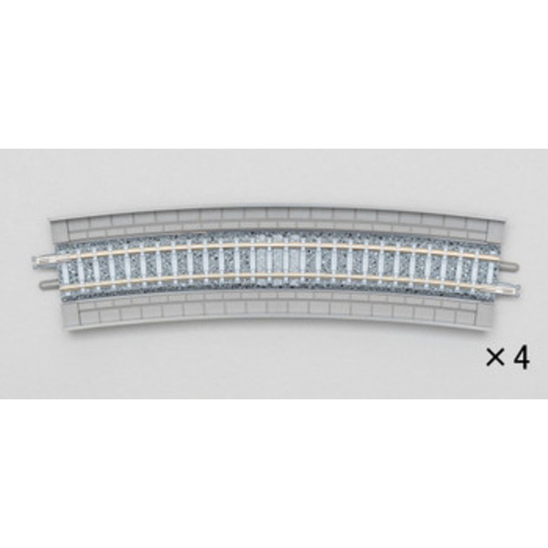 Tomix 1876 541mm Radius 15 Overhead Viaduct Track HC541-15-PC (F) (4 pieces) (N scale)