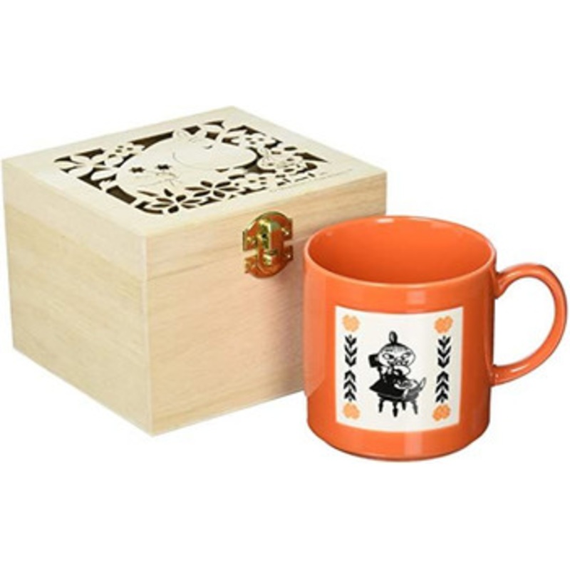 Yamaka Moomin Mug With Wooden Box (Little My Red)
