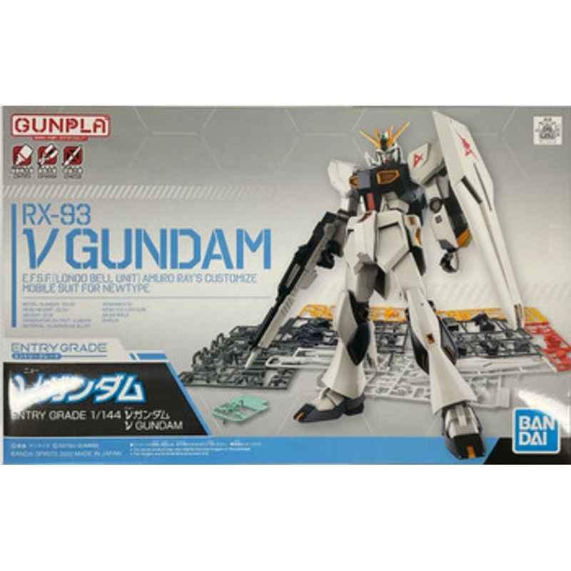 Bandai ENTRY GRADE 1/144 V (Nu) Gundam Plastic Model