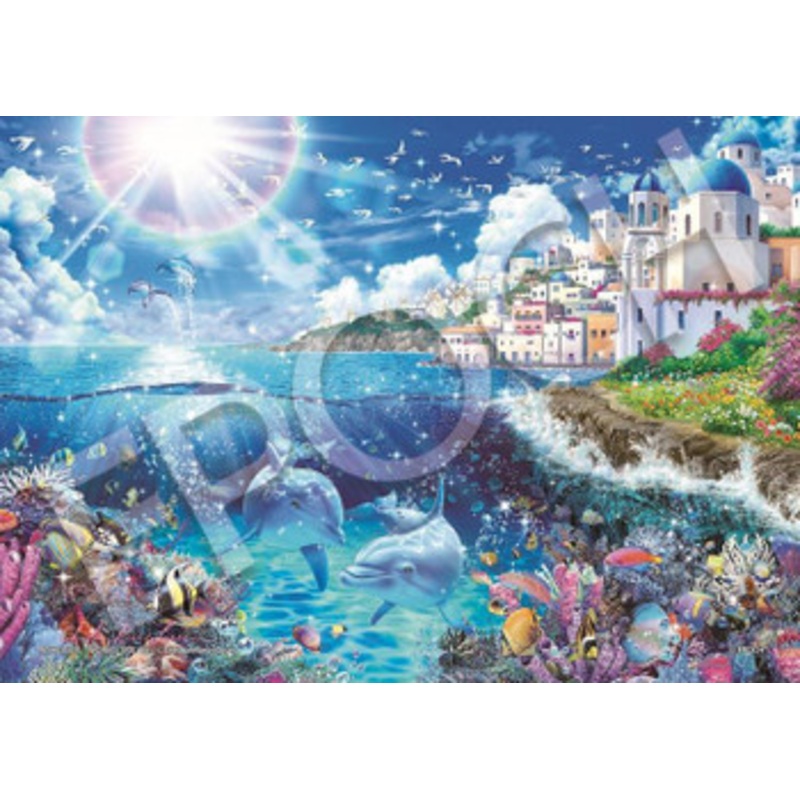 Epoch 03-074 Jigsaw Puzzle Lassen Mykonos World Travel (108 Pieces)