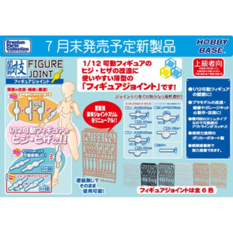 Hobby Base PPC-TN106 1/12 Figure Joint Flesh (Skin Tone)
