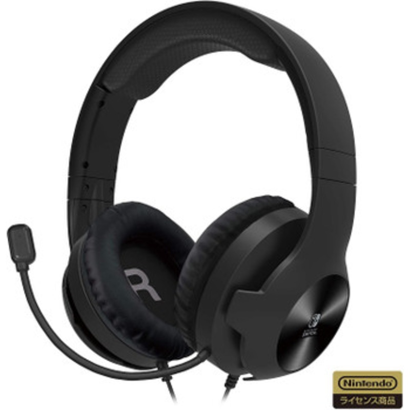 Hori Gaming Headset for Nintendo Switch/Switch Lite (Black)