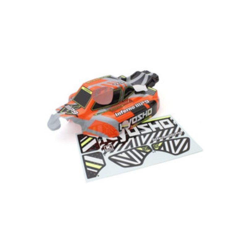 Kyosho IFB117OR INFERNO MP9 TKI4 V2 Decoration Body Set (Orange)