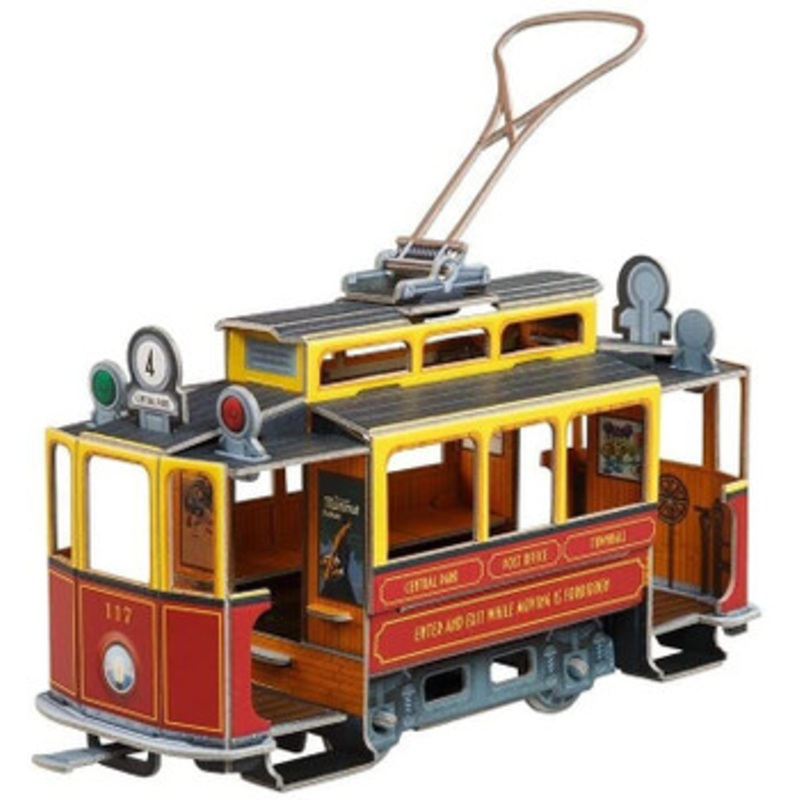 Umbum Paper Craft Kit Tram Non-scale