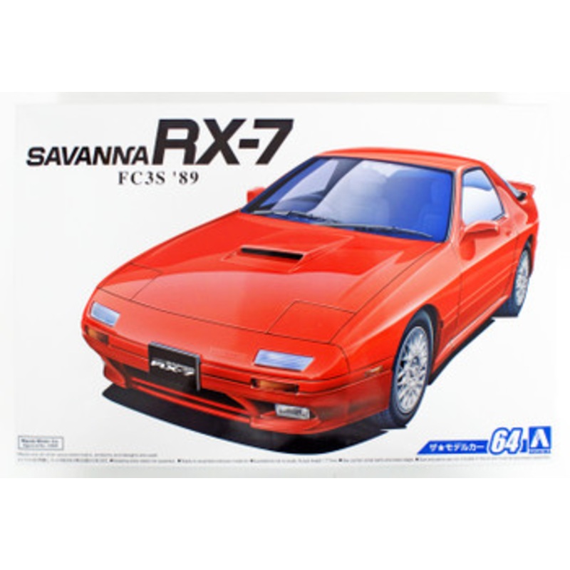Aoshima The Model Car 1/24 Mazda FC3S Savanna RX-7 ’89 Plastic Model