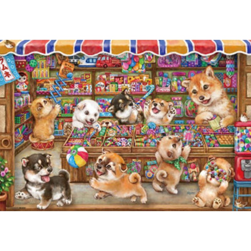 Beverly 33-206 Jigsaw Puzzle Shiba Inu Candy Shop (300 Pieces)