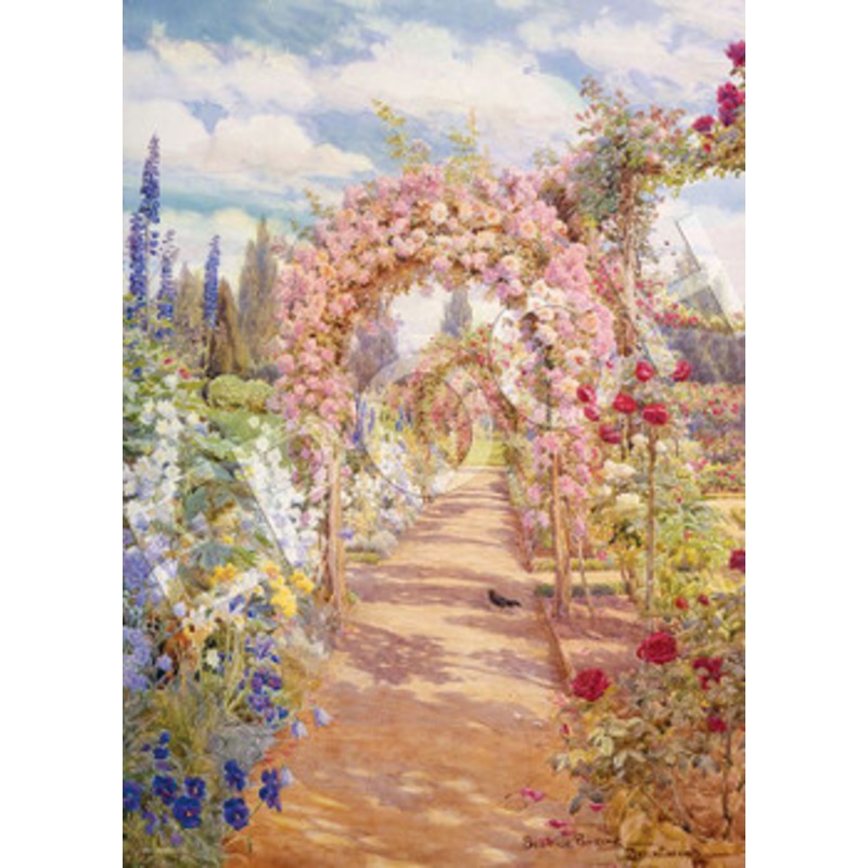 Epoch Jigsaw Puzzle Brentwood Rose Arch by Beatrice Parsons (1000 S-Pieces)
