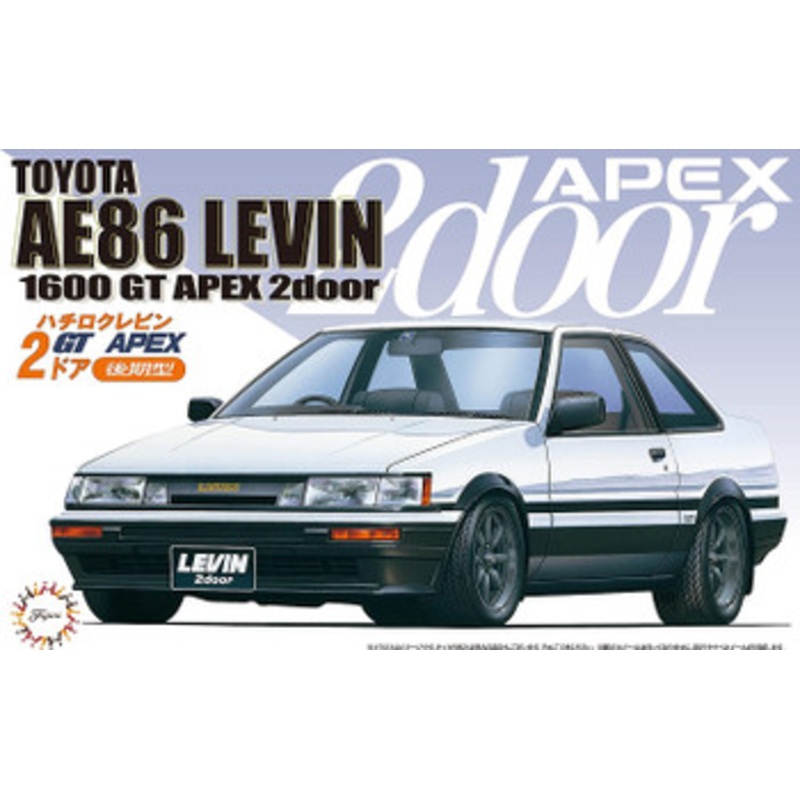 Fujimi Inch Up 1/24 Toyota AE86 Levin 1600GT Apex 2door Late Ver. Plastic Model