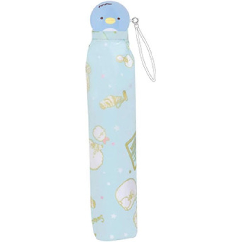 J’s Planning Sumikko Gurashi Die-cut Folding Umbrella ‘Penguin(Real) Ice Cream’ (Light Blue)