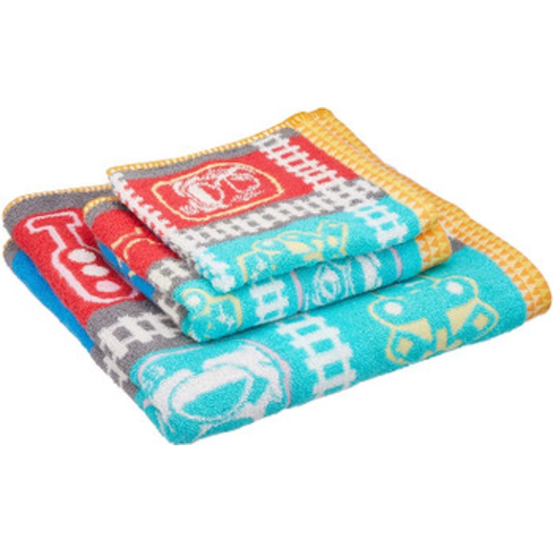 Popondetta Shinkansen Picto Design Towel Set (3 pcs)