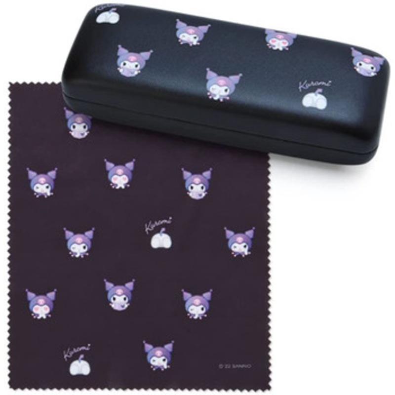 Sanrio Glasses Case Kuromi Black