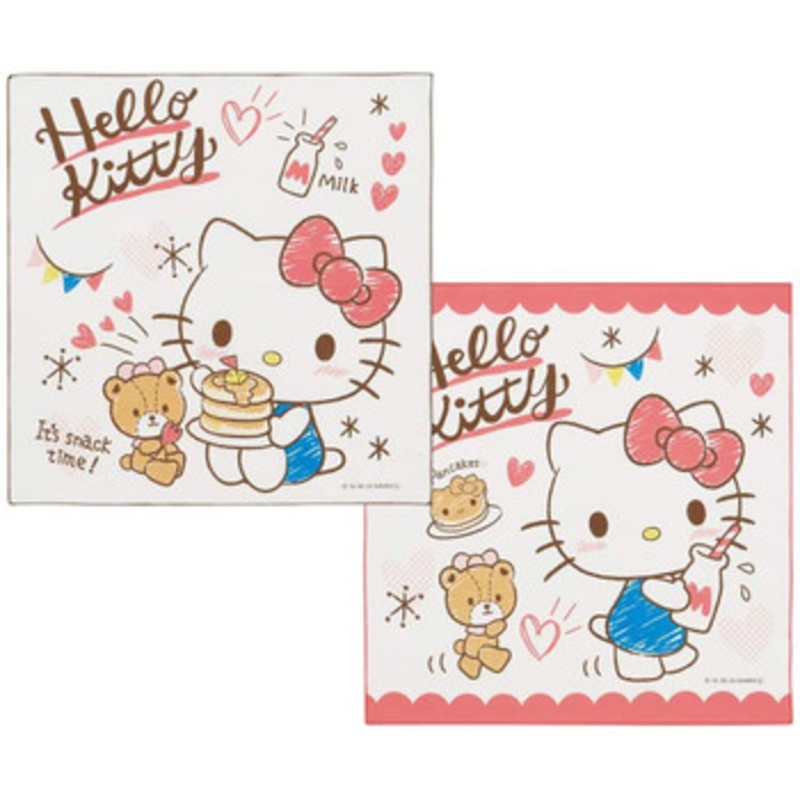 Skater Lunch Cloth Set (2 pcs)for Kids Hello Kitty Sweets