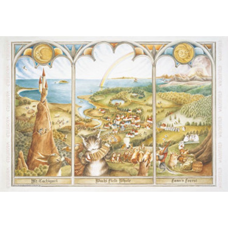 Yanoman 35-32 Jigsaw Puzzle Wachifield Dayan and Wachifield’s World (500 S-Pieces)