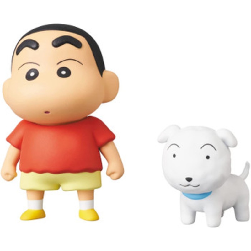 Medicom UDF Crayon Shin-chan Series 4 Shin-chan & Shiro (Early ver.) Figure